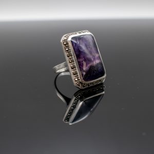 Statement Oblong Ring Size Q