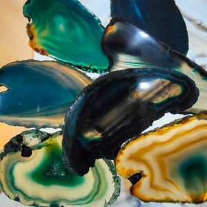 Green Agate Slice