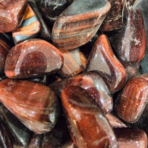 Red Tiger Eye Tumble Stone
