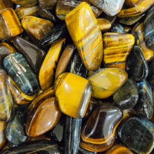 Tiger Eye Tumble Stone