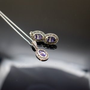 Pendant, Earring and Chain Set