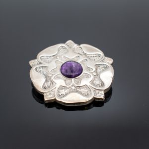 Derbyshire Rose Pendant and Brooch