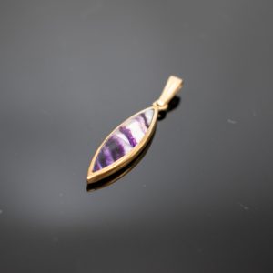 Medium Marquise 9ct gold pendant