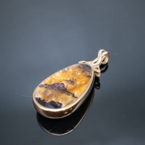 9ct Gold Blue John Pendants