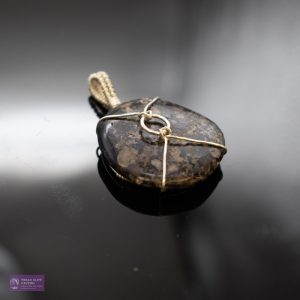 Wire Wrapped Blue John Pendant