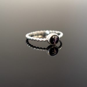 Beaded Band Stacking Ring