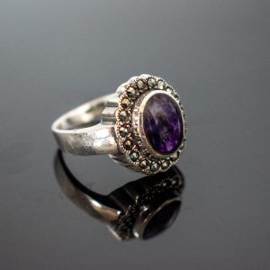 Blue John and Marcasite Rings